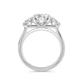 Heidi 18k White Gold Oval Trilogy