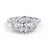 Heidi 18k White Gold Oval Trilogy