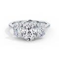Heidi 18k White Gold Oval Trilogy