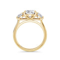 Heidi 18k Yellow Gold Oval Trilogy