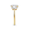 Heidi 18k Yellow Gold Oval Trilogy