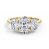 Heidi 18k Yellow Gold Oval Trilogy