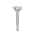 Heidi 18k White Gold Oval Diamond Band