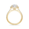 Heidi 18k Yellow Gold Round Halo
