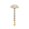 Heidi 18k Yellow Gold Round Halo
