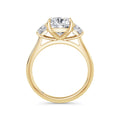 Joanna 18k Yellow Gold Cushion Trilogy