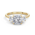 Joanna 18k Yellow Gold Cushion Trilogy