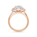 Joanna 18k Rose Gold Elongated Cushion Trilogy