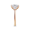 Joanna 18k Rose Gold Elongated Cushion Trilogy