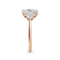 Joanna 18k Rose Gold Elongated Cushion Trilogy