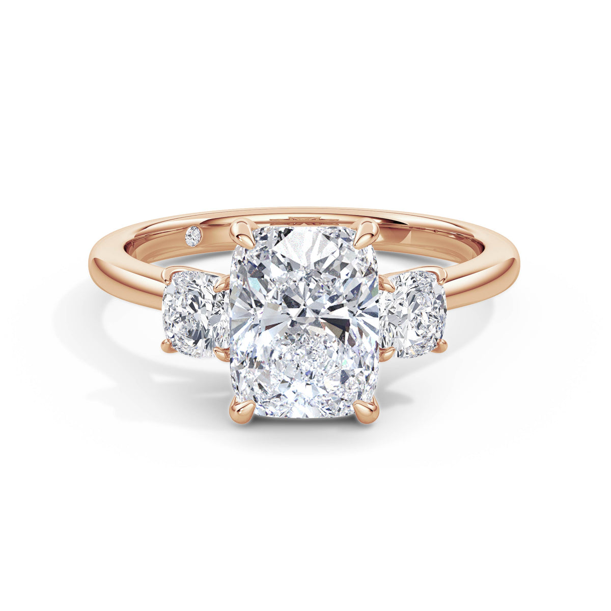 Joanna 18k Rose Gold Elongated Cushion Trilogy