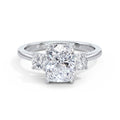 Joanna 18k White Gold Elongated Cushion Trilogy