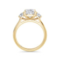 Joanna 18k Yellow Gold Elongated Cushion Trilogy