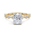 Joanna 18k Yellow Gold Elongated Cushion Diamond Band