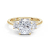 Joanna 18k Yellow Gold Elongated Cushion Trilogy