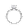 Joanna Platinum Emerald Diamond Band