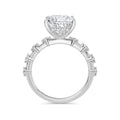 Joanna 18k White Gold Princess Diamond Band