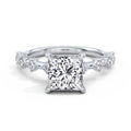 Joanna 18k White Gold Princess Diamond Band