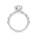 Joanna Platinum Round Diamond Band