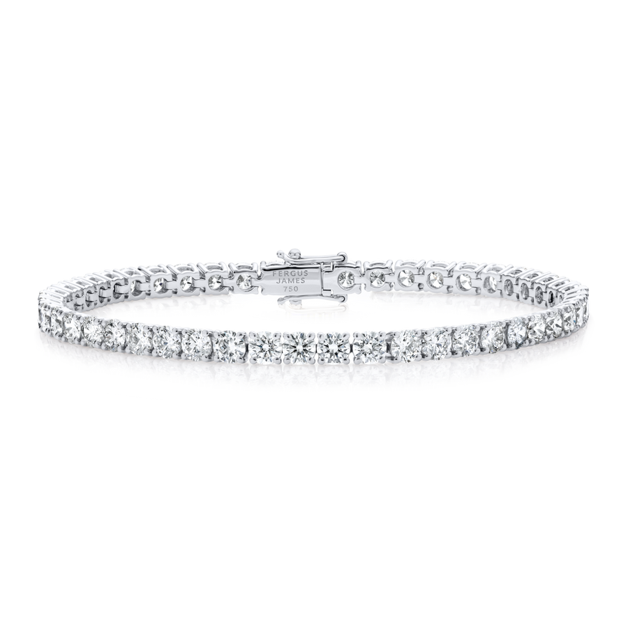 6ct Lab-Grown Diamond Tennis Bracelet White Gold