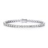 8ct Lab-Grown Diamond Tennis Bracelet White Gold