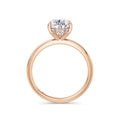 Lois 18k Rose Gold Pear Solitaire