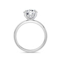 Lois 18k White Gold Round Solitaire