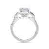 Lynne 18k White Gold Asscher Trilogy