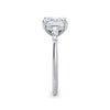 Lynne 18k White Gold Asscher Trilogy