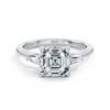 Lynne 18k White Gold Asscher Trilogy