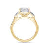 Lynne 18k Yellow Gold Asscher Trilogy