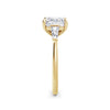Lynne 18k Yellow Gold Asscher Trilogy