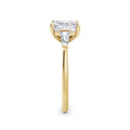 Lynne 18k Yellow Gold Asscher Trilogy
