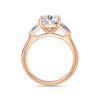 Lynne 18k Rose Gold Cushion Trilogy