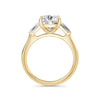 Lynne 18k Yellow Gold Cushion Trilogy