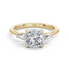 Lynne 18k Yellow Gold Cushion Trilogy