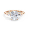Lynne 18k Rose Gold Elongated Cushion Trilogy