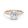 Lynne 18k Rose Gold Elongated Cushion Trilogy