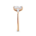 Lynne 18k Rose Gold Emerald Trilogy