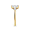 Lynne 18k Yellow Gold Emerald Trilogy