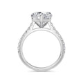 Lynne Platinum Heart Diamond Band