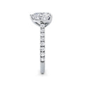 Lynne Platinum Heart Diamond Band
