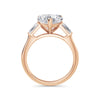 Lynne 18k Rose Gold Heart Trilogy