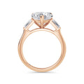 Lynne 18k Rose Gold Heart Trilogy