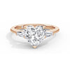 Lynne 18k Rose Gold Heart Trilogy