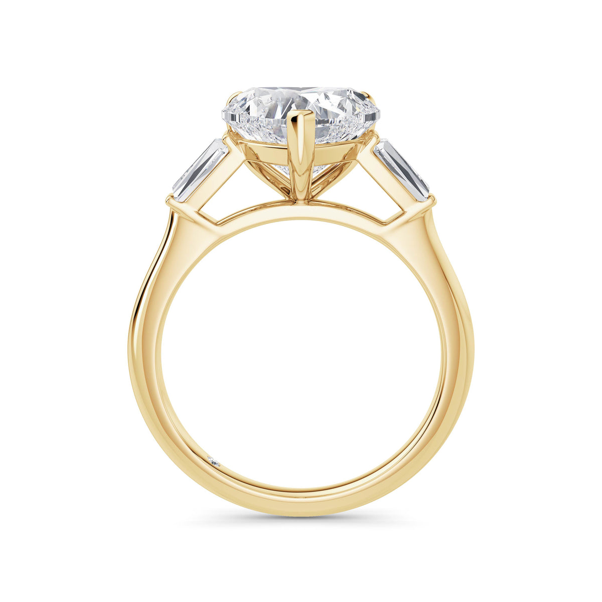 Lynne 18k Yellow Gold Heart Trilogy