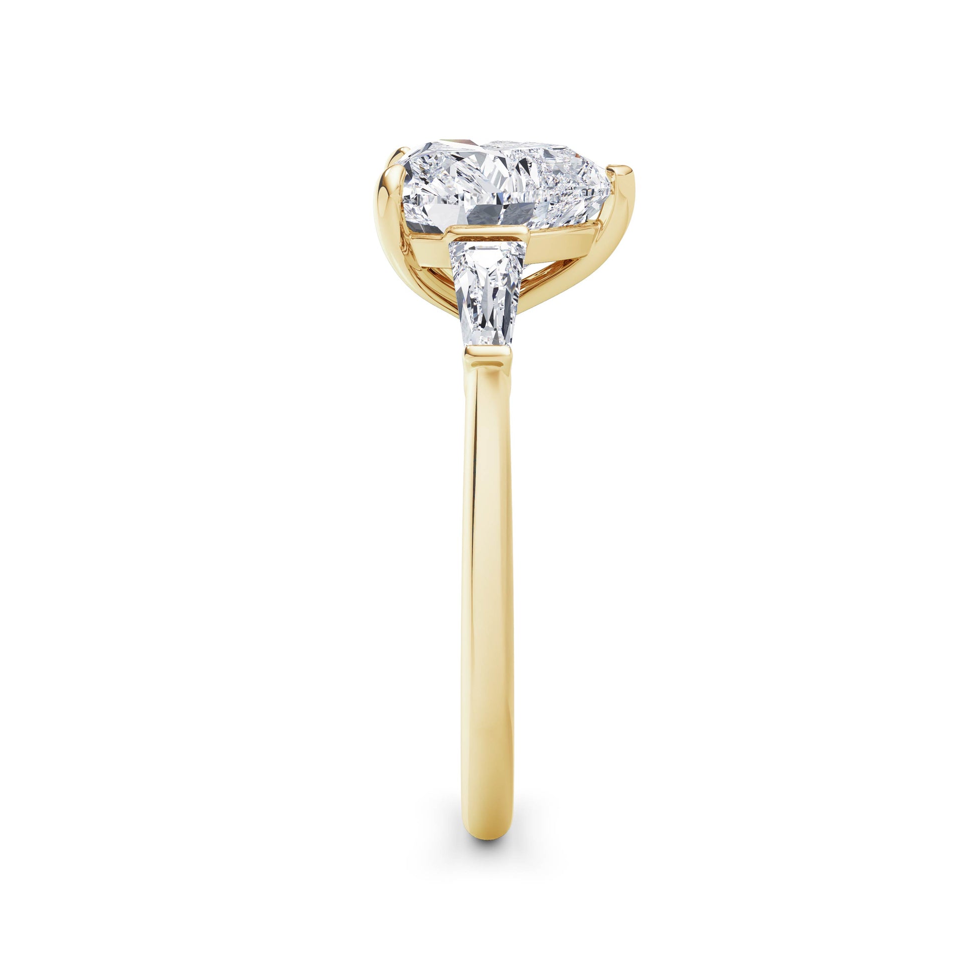 Lynne 18k Yellow Gold Heart Trilogy