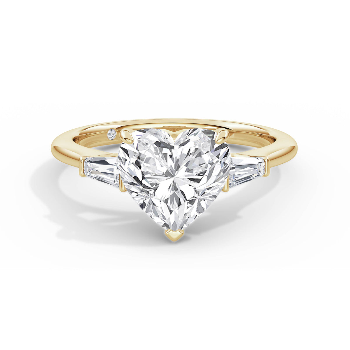 Lynne 18k Yellow Gold Heart Trilogy