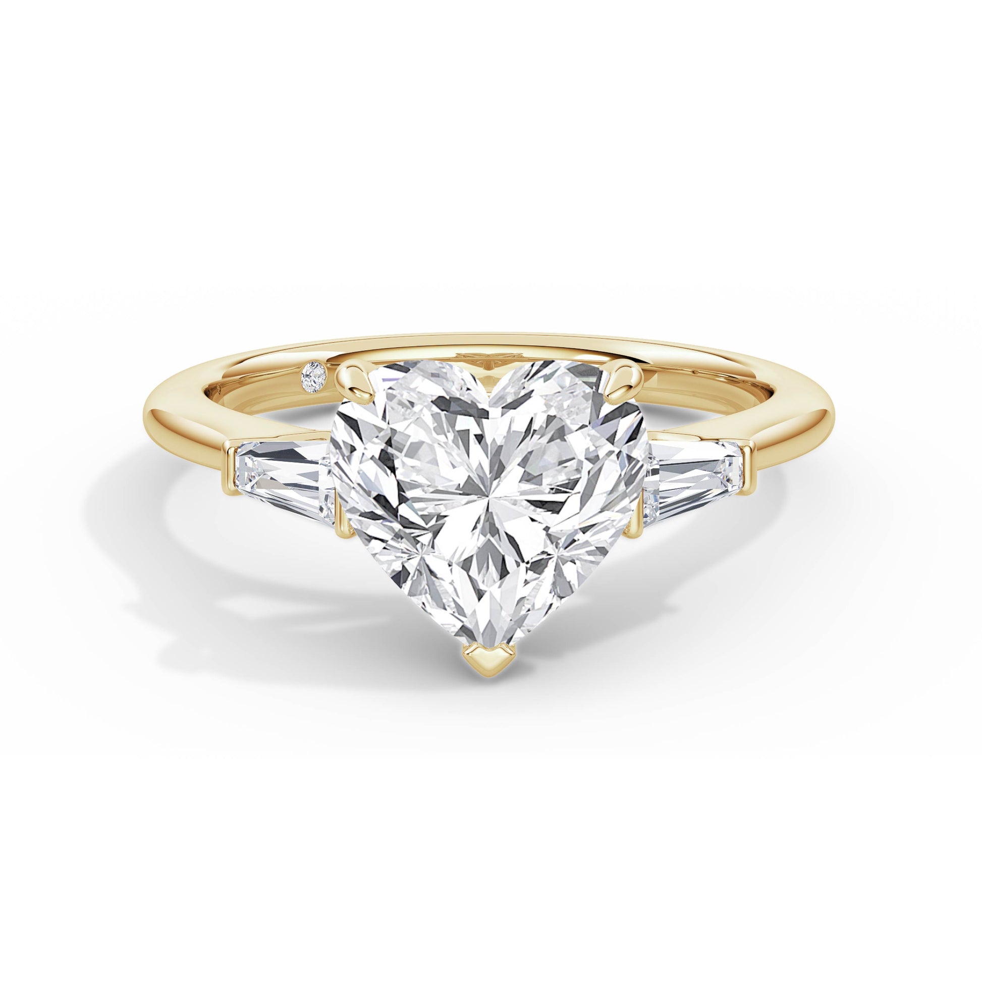 Lynne 18k Yellow Gold Heart Trilogy