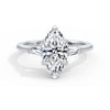 Lynne 18k White Gold Marquise Trilogy